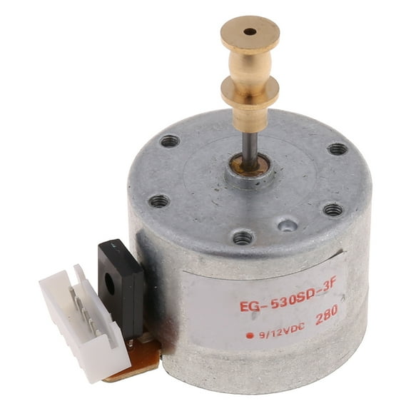 WINDLAND DC 9-12V 3-Speed 33/45/78 RPM Metal Turntables Motor 25 mm Mounting Holes for Turntable Record Player Motor