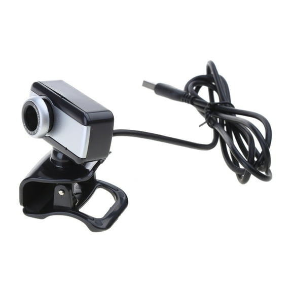WINDLAND Laptop Computer Replacement Accessories Webcam Built-in Stereo Microphone PC Camera USB Camera Black Portable 1 Piece