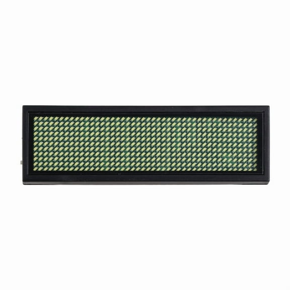 WINDLAND LED Mini Digital Name Message Tag Badge Sign Programmable Scrolling Rechargeable Trade Show Business Card Screen