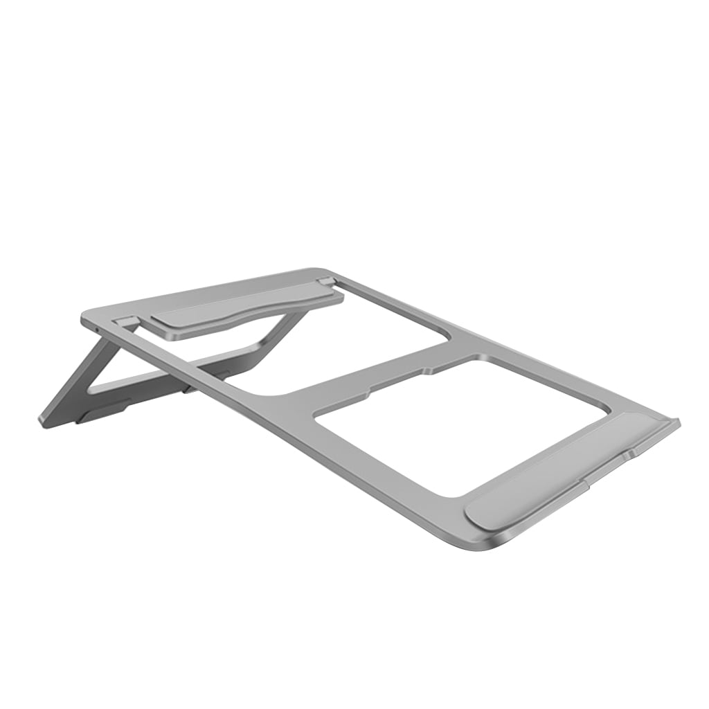 WINDLAND Ergonomic Angel Adjustable Computer Stand Lightweight Aluminum Laptop Holder for w/Heat-Vent to Elevate Laptop 12-15.6"