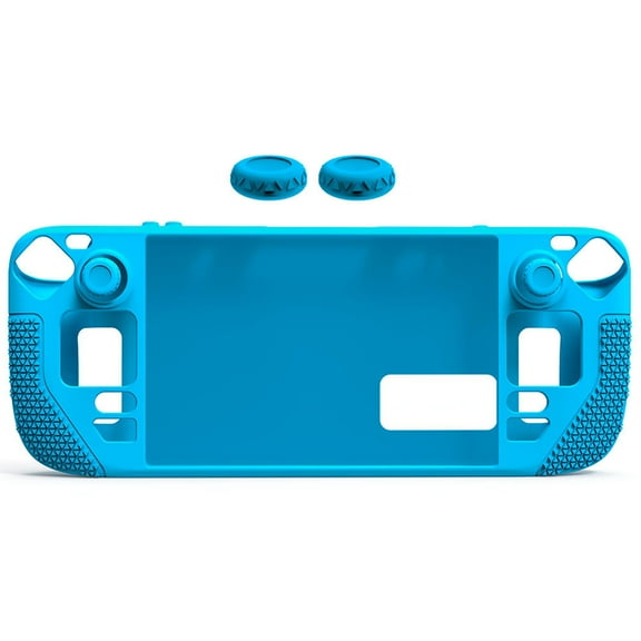 WINDLAND Protective Cover for Shell For Steam Deck Game Console Protective for Case Soft Silicone Protective Cover with 2 Joystic