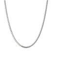 thumbnail image 1 of YOUNGYUE Silver plated Box Chain Necklace, Classic Minimalist Chain Jewelry, Unisex 16‑28 Inch, 1 of 6