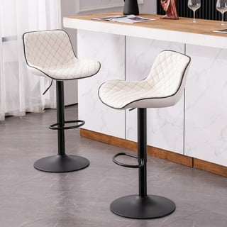 Faux Leather White Bar Stools in Bar Stools Counter Stools Walmart
