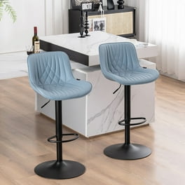 WHI Dex Adjustable Upholstered Barstool Set of 2 Walmart