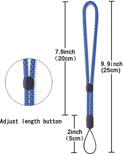 YOUOWO Wrist Colored Lanyard Reflective Hand Srap Lanyards 5 Pack,For Flashlight Outdoor Portable Water Cup USB Phone Key ID Card