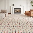 thumbnail image 1 of Cozydesg 8'x10' Area Rugs,Large Soft Bohemian Moroccan Area Rugs for Living Room Bedroom Dining Room Modern Decor Carpet,Washable,Colorful 1, 1 of 8
