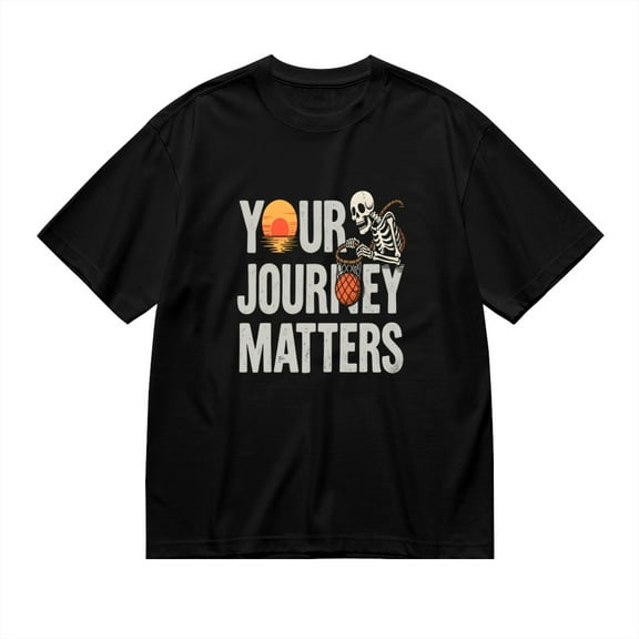 YOUR JOURNEY MATTERS, Skeleton Basketball Print 2, Vintage T Shirt, Cotton T-Shirt for Men, 23483335,L
