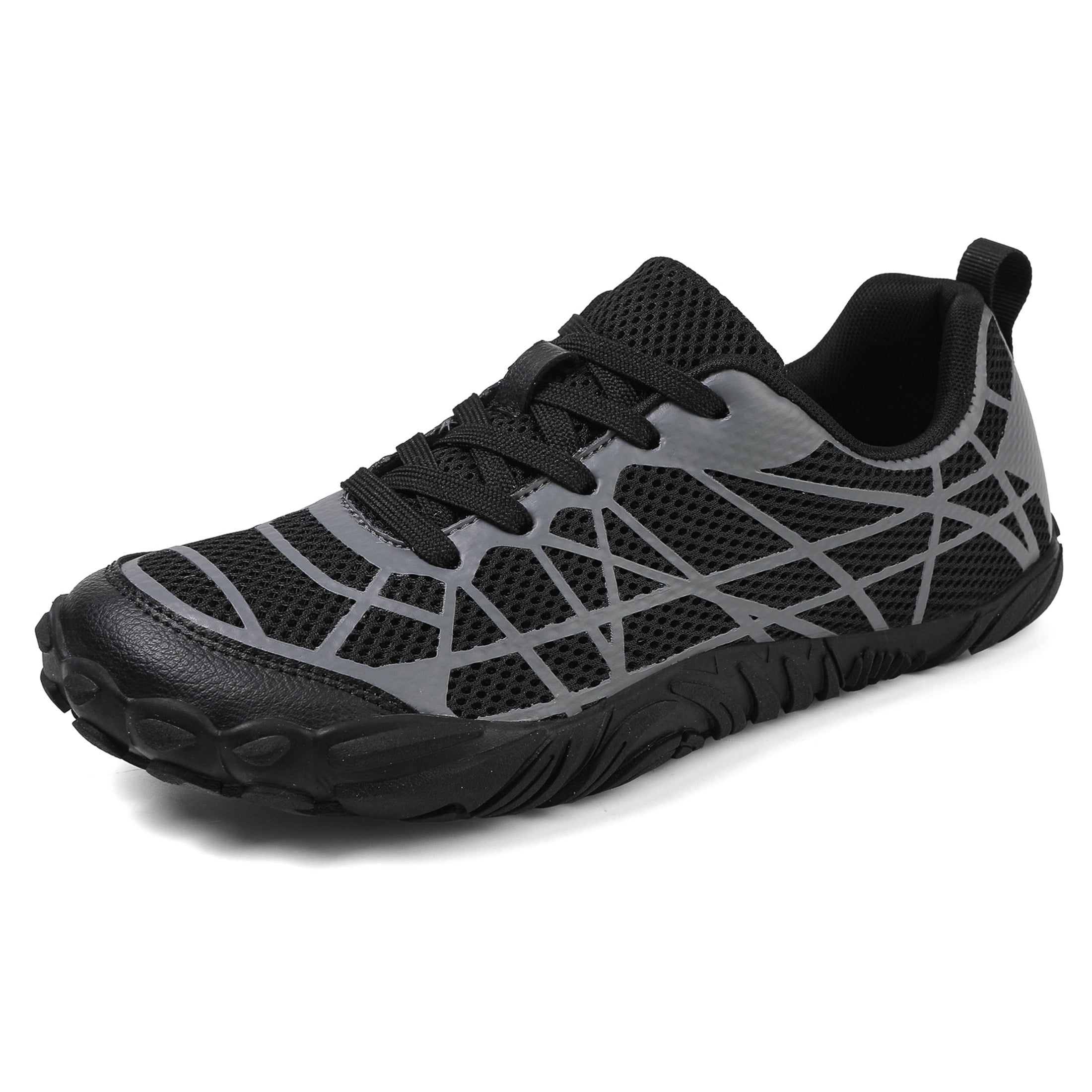 YOURDIARY Barefoot Shoes Mens Minimalist Shoes Zero Drop Workout Cross-Trainer Hiking Water Cycling Walking Casual Shoes Wide Toe Box