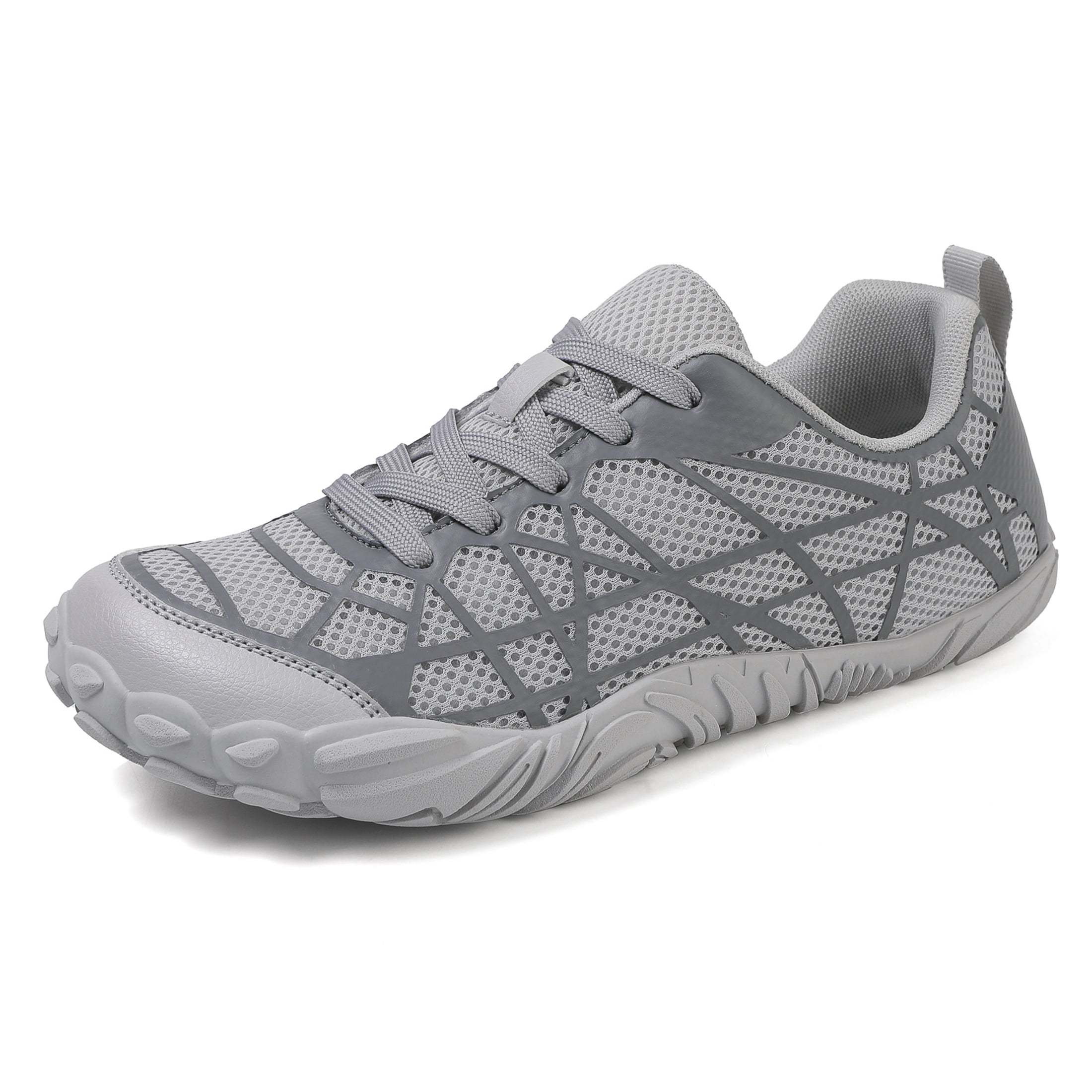 YOURDIARY Barefoot Shoes Mens Minimalist Shoes Zero Drop Workout Cross-Trainer Hiking Water Cycling Walking Casual Shoes Wide Toe Box