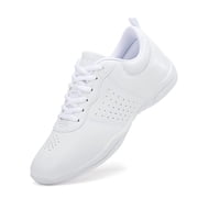 Cheer Shoes for Women White Cheerleading Athletic Dance Shoes Flats Girls Walking Sneakers