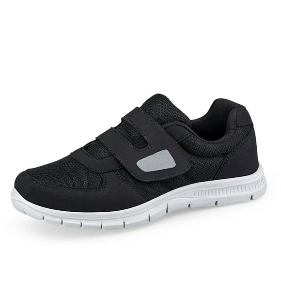 YOURDIARY Diabetic Shoes for Women Men Extra Wide Width Slip-On Orthopedic Elderly Shoes with Adjustable Strap Lightweight Breathable Easy On/Off