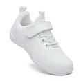 thumbnail image 1 of YOURDIARY Girls White Cheerleading Shoes Breathable Velco Youth Cheer Competition Sneakers Athletic Training Dance Tennis Walking Shoes, 1 of 9