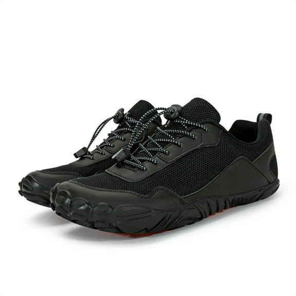 YOURDIARY Men's Barefoot Trail-Running Shoes | Wide Toe-Box | Zero-Drop Sole | Optimal Traction