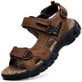 thumbnail image 1 of YOURDIARY Men's Outdoor Sandals Beach Sandals Open Toe Fisherman Sandal, 1 of 7