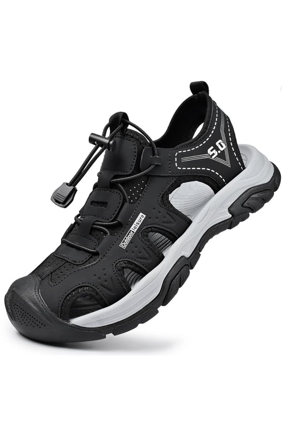 Men's Sandals Outdoor Fisherman Hiking Sandals Athletic Walking Casual Water Shoes Closed Toe