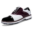thumbnail image 1 of YOURDIARY Mens Golf Shoes Lightweight Comfortable Spiked Golf Sneakers for Outdoor Training Walking, 1 of 7