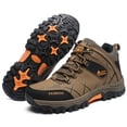 thumbnail image 1 of YOURDIARY Mens Hiking Boots Water Resistant Anti-Slip Outdoor Trekking Camping Shoes with Ankle Support, 1 of 7