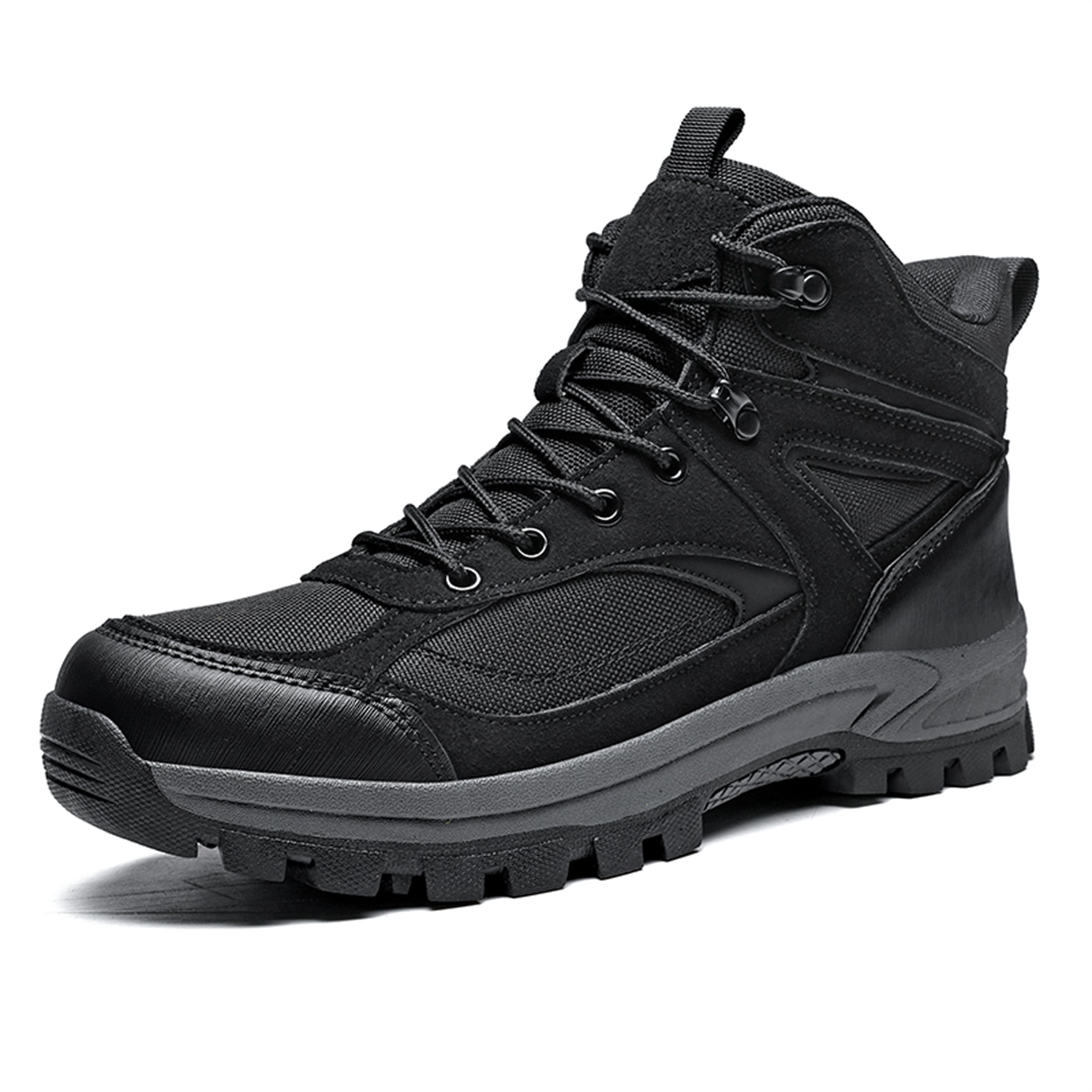 YOURDIARY Mens Hiking Boots Waterproof Non-Slip Outdoor Trekking Shoes Lightweight Durable Trail Camping Mountaineering Boots