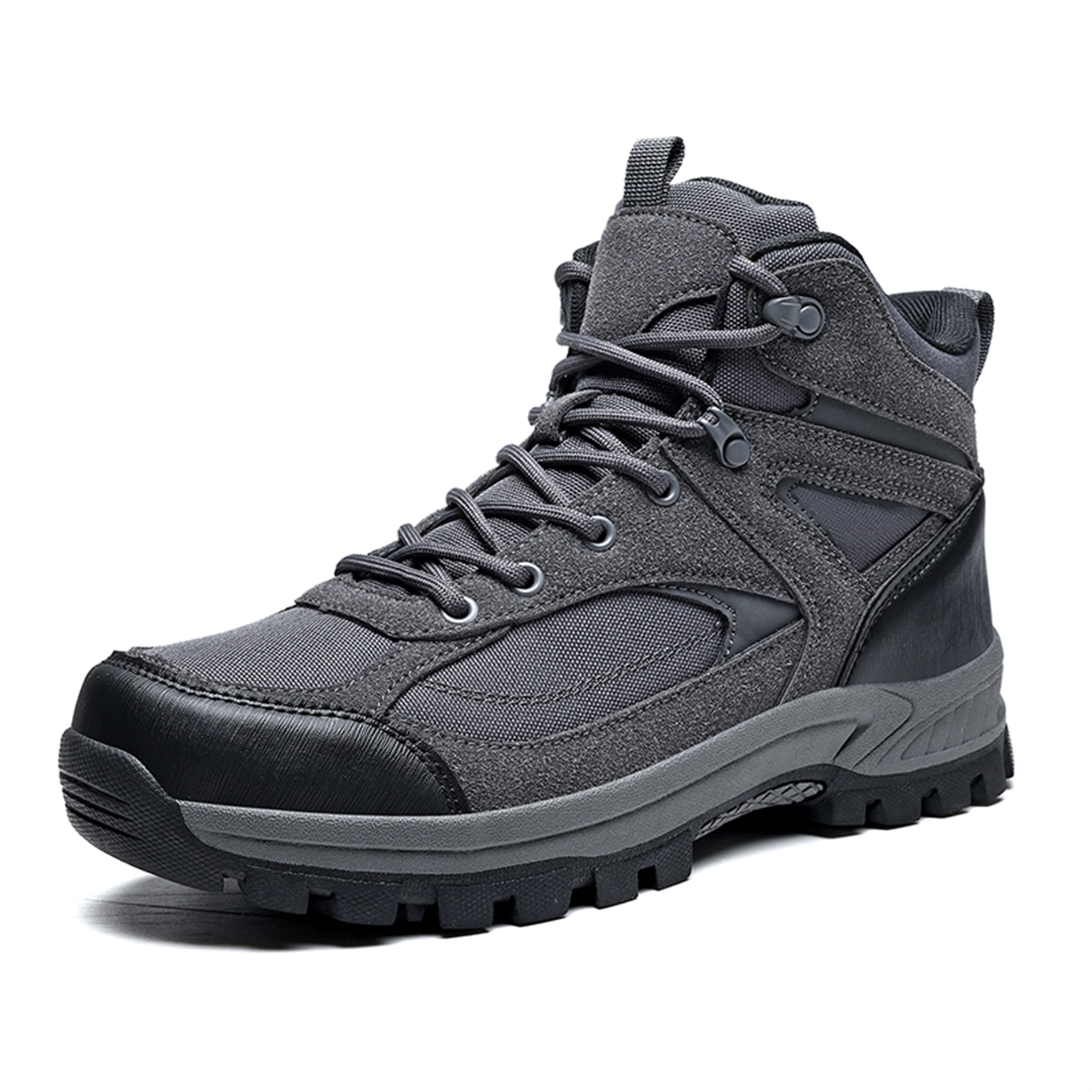 YOURDIARY Mens Hiking Boots Waterproof Non-Slip Outdoor Trekking Shoes Lightweight Durable Trail Camping Mountaineering Boots