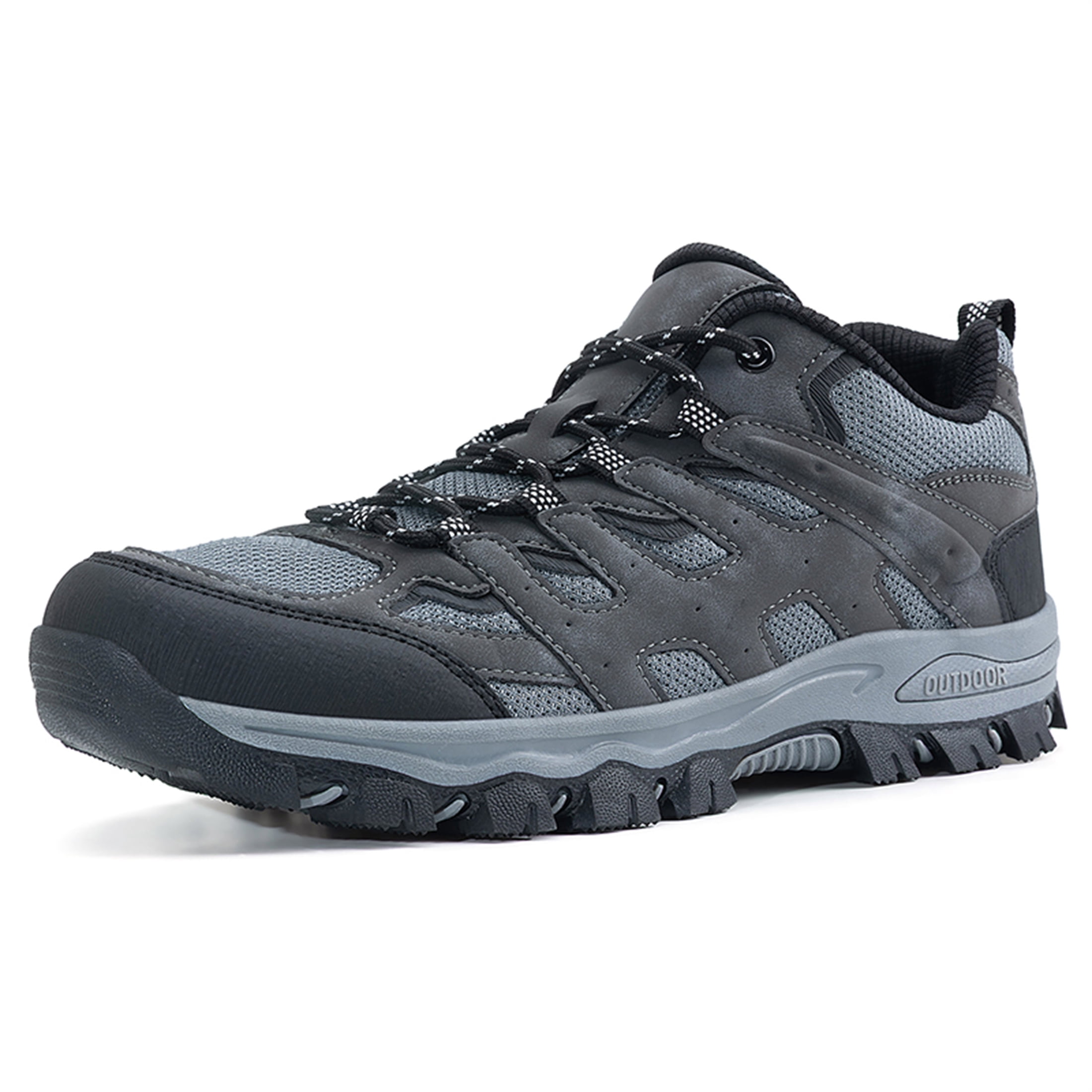 YOURDIARY Mens Outdoor Hiking Shoes Breathable Sneakers for Trail Walking Camping Work