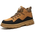 thumbnail image 1 of YOURDIARY Mens Steel Toe Safety Shoes Anti-Puncture Non-Slip Work Shoes Breathable Comfortable Industrial Construction Shoes, 1 of 7