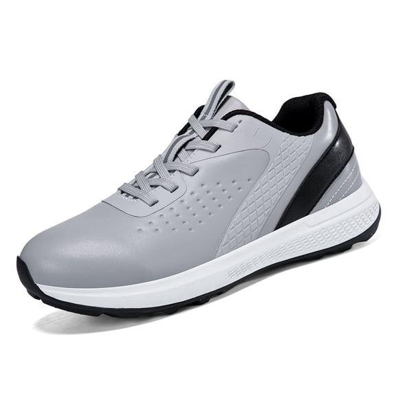 YOURDIARY Mens Waterproof Golf Shoes - Spikeless Traction, Breathable & Lightweight for All-Day Comfort