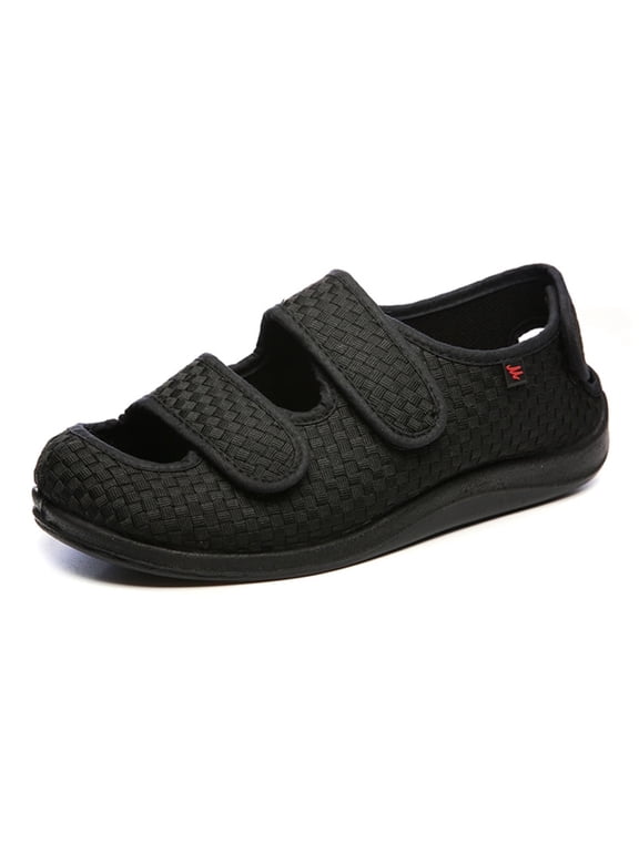 Mens Womens Diabetic Sandals, Extra Wide Walking Shoes Slippers for Edema Plantar Fasciitis Bunions Arthritis Swollen Feet