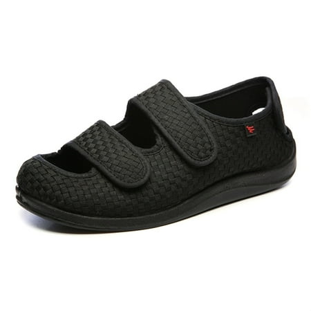 YOURDIARY Mens Womens Diabetic Sandals, Extra Wide Walking Shoes Slippers for Edema Plantar Fasciitis Bunions Arthritis Swollen Feet