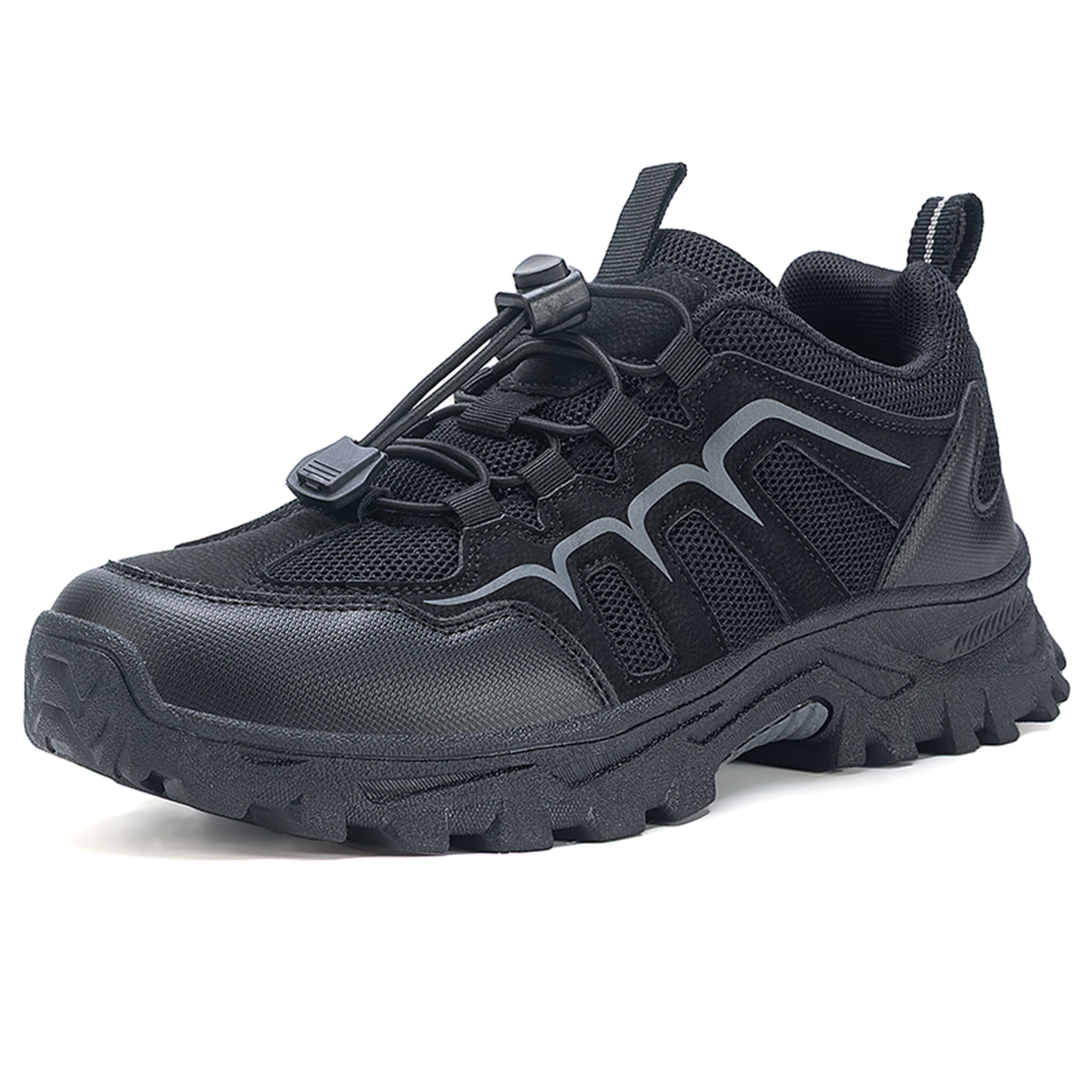 YOURDIARY Mens Womens Low Top Hiking Shoes Breathable Slip Resistant Trekking Trails Outdoor Sneakers
