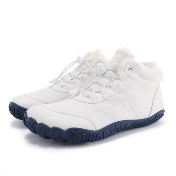 YOURDIARY Mens Womens Snow Boots Winter Shoes Fur Waterproof Anti-Slip Outdoor Casual Ankle Sneakers