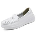 thumbnail image 1 of YOURDIARY Women Nurse Shoes Comfort Moccasins Nursing Lightweight Round Toe Work Breathable June Flat, 1 of 8