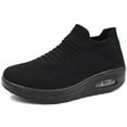 thumbnail image 1 of YOURDIARY Women Walking  Shoes Breathable Mesh Sneakers Slip On Comfort Wedges Shoes, 1 of 7