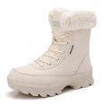 thumbnail image 1 of YOURDIARY Women Winter Snow Boots Ladies Warm Fur Lined Ankle Booties Outdoor Water Resistant Furry Shoes, 1 of 8