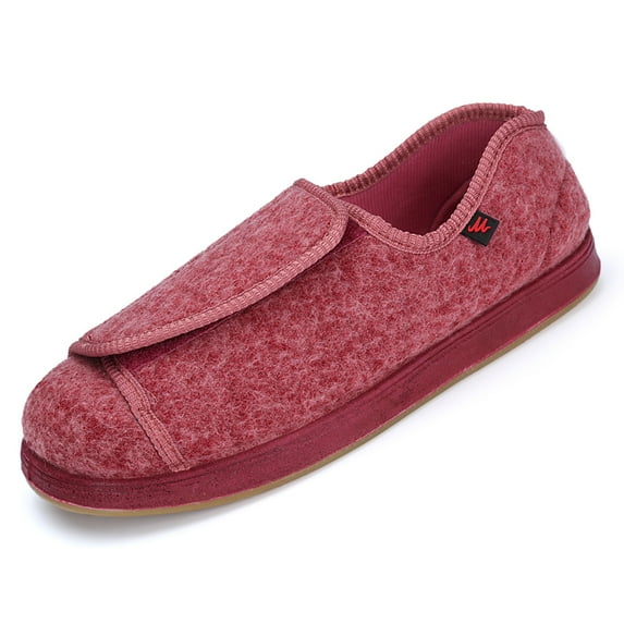 YOURDIARY Women's Adjustable Diabetic Slippers Memory Foam Arthritis Edema House Shoes
