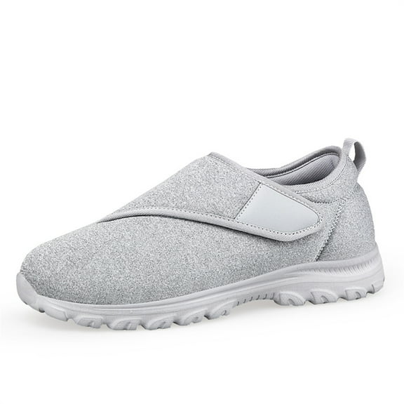 YOURDIARY Women's Men's Diabetic Adjustable Walking Shoes, Memory Foam Arthritis Edema Swollen Shoes