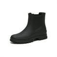 thumbnail image 1 of YOURDIARY Women's Short Rain Boots Fashion Waterproof Chelsea Boots For Ladies, 1 of 9