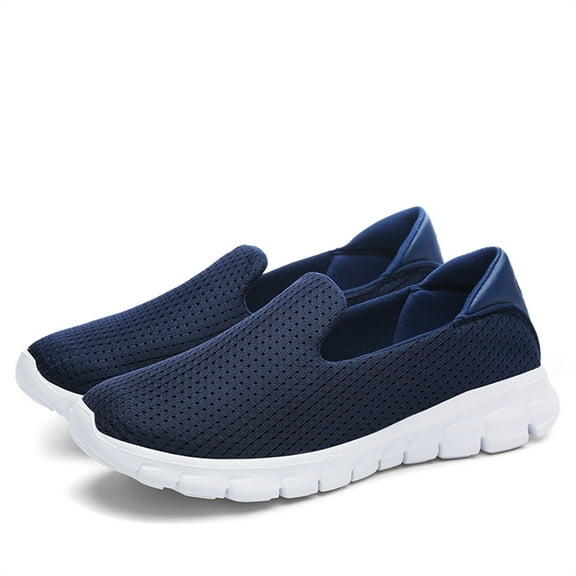 YOURDIARY Women's Slip On Loafers Comfort Low Vamp Casual Walking Shoes, Breathable Lightweight Wide Width Memory Foam Sole Sneakers