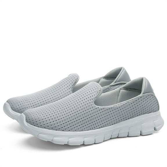 YOURDIARY Women's Slip On Loafers Comfort Low Vamp Casual Walking Shoes, Breathable Lightweight Wide Width Memory Foam Sole Sneakers