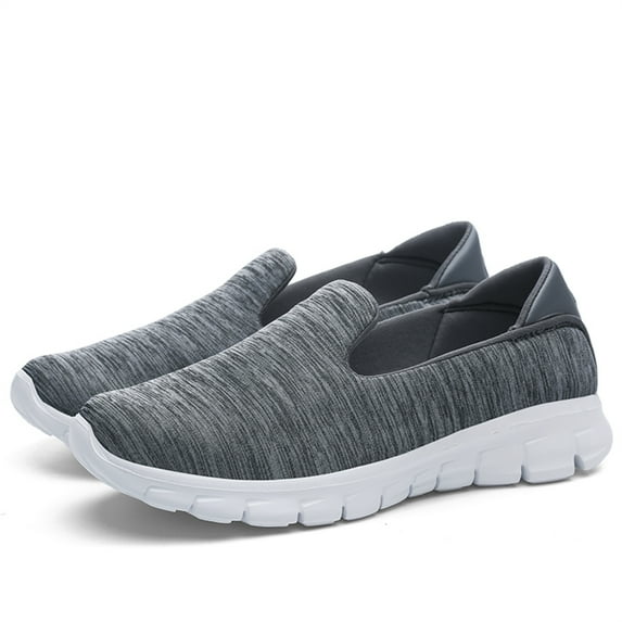 YOURDIARY Women's Slip On Loafers Comfort Low Vamp Casual Walking Shoes, Breathable Lightweight Wide Width Memory Foam Sole Sneakers