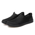thumbnail image 1 of YOURDIARY Women's Slip-On Sneakers Wide Width Comfort Walking Shoes Casual Flats Black, 1 of 5
