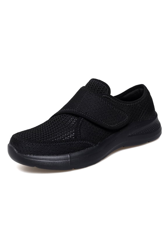 Women's Slip-On Sneakers Wide Width Comfort Walking Shoes Casual Flats