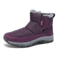 thumbnail image 1 of YOURDIARY Women's Snow Boots with Warm Fuzzy Faux Fur, Slip-ons for Women Winter Booties Shoes, 1 of 8