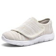 thumbnail image 1 of YOURDIARY Women's Walking Shoes Adjustable Closure Breathable Lightweight Wide Width Casual Shoes, 1 of 7
