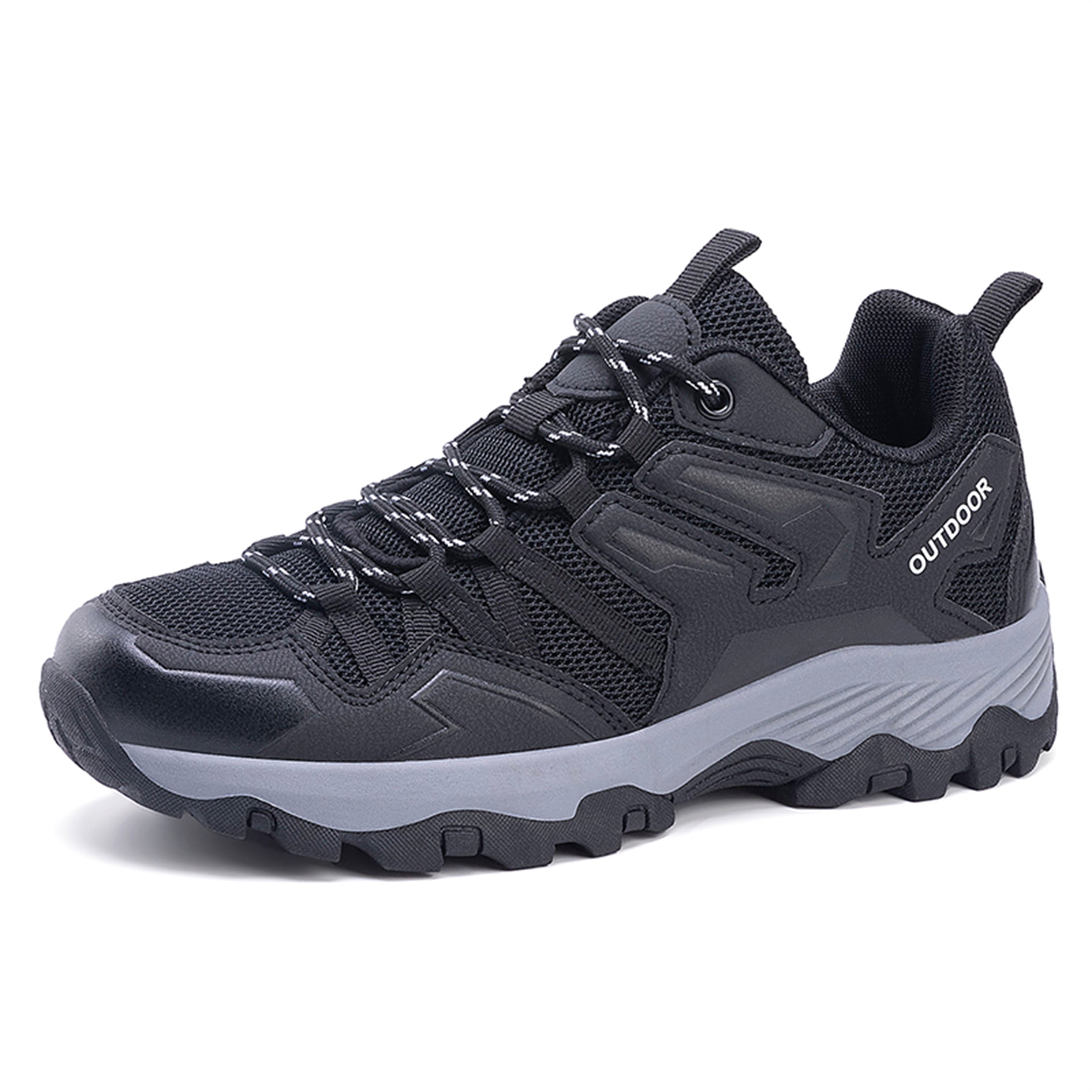 YOURDIARY Womens Mens Hiking Shoes Comfortable Breathable Anti-Slip Outdoor Hike Trekking Trails Shoe