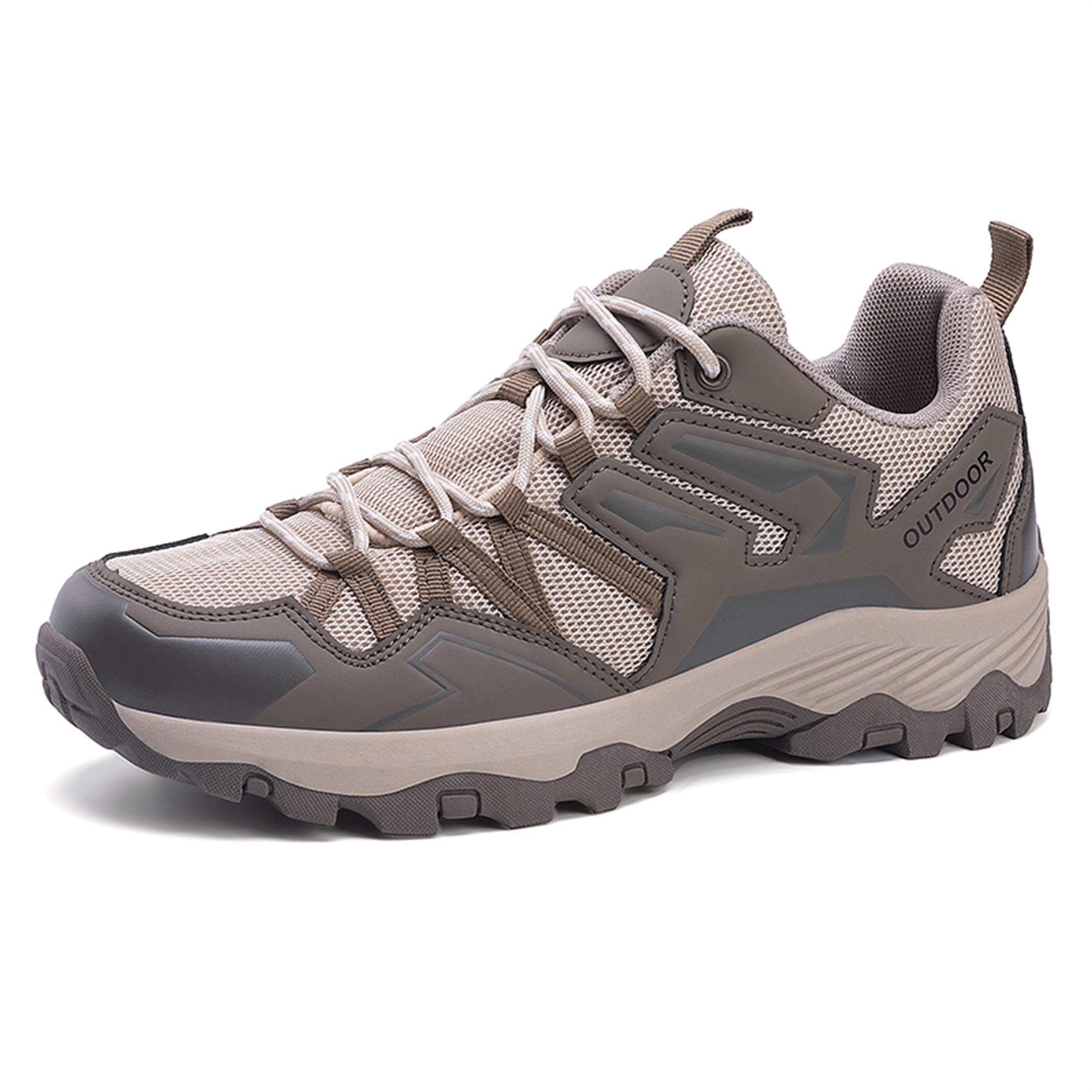YOURDIARY Womens Mens Hiking Shoes Comfortable Breathable Anti-Slip Outdoor Hike Trekking Trails Shoe
