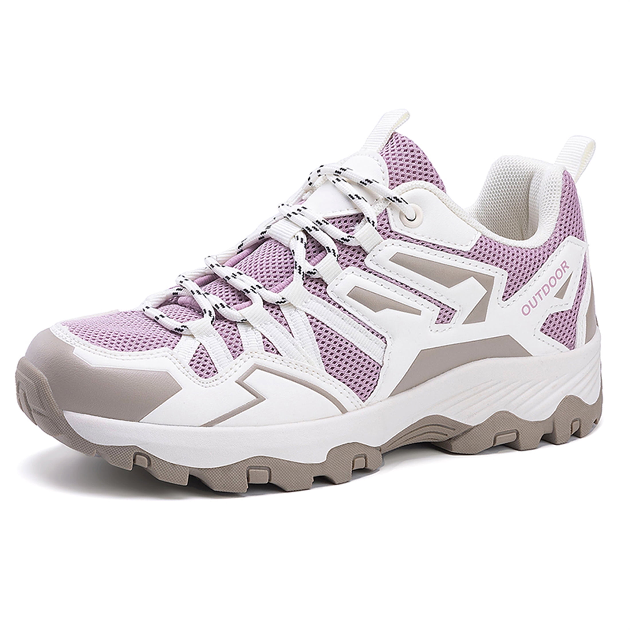YOURDIARY Womens Mens Hiking Shoes Comfortable Breathable Anti-Slip Outdoor Hike Trekking Trails Shoe