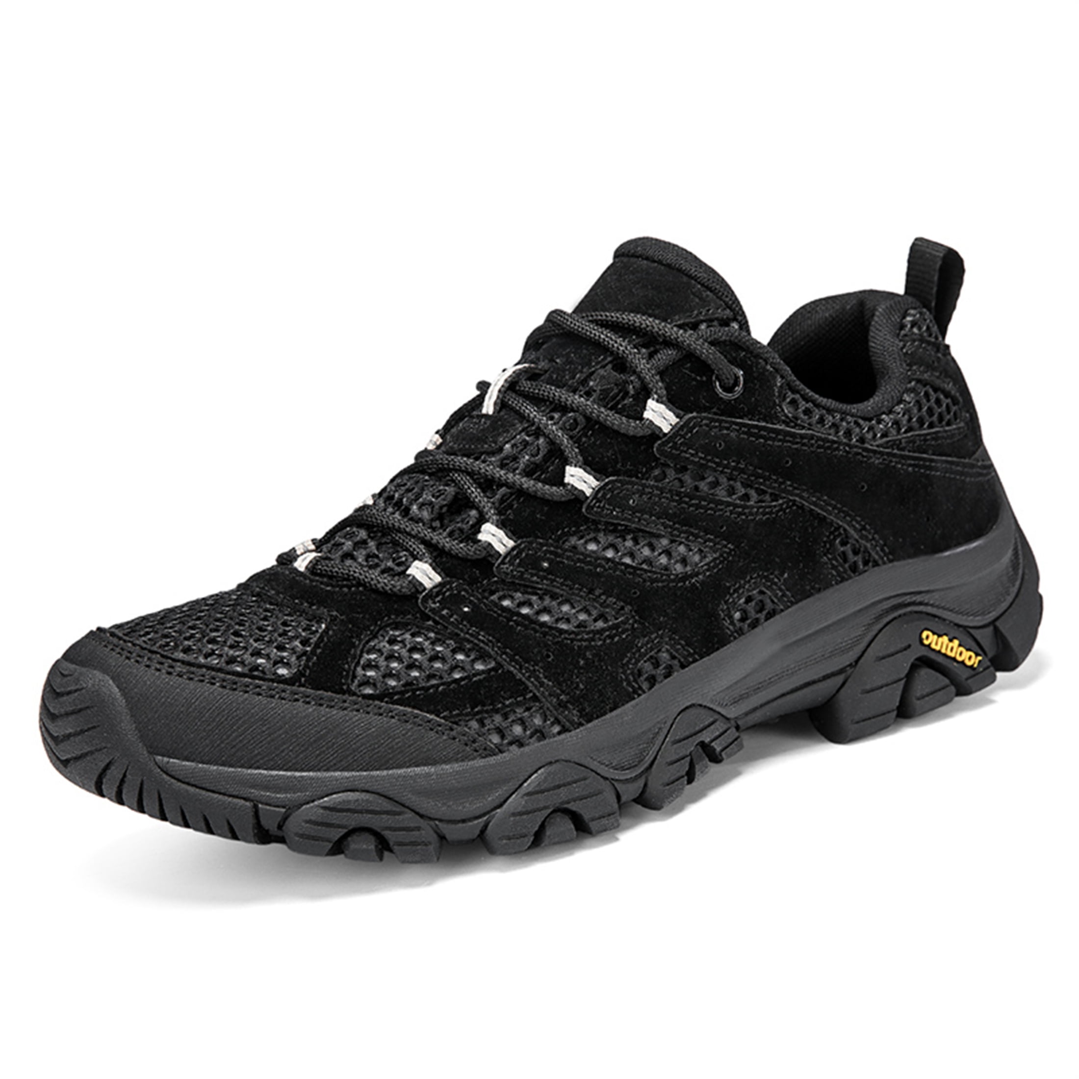 YOURDIARY Womens Mens Low Top Hiking Shoes Lightweight Breathable Mesh Walking Sneakers Trekking Trails Outdoor Shoes