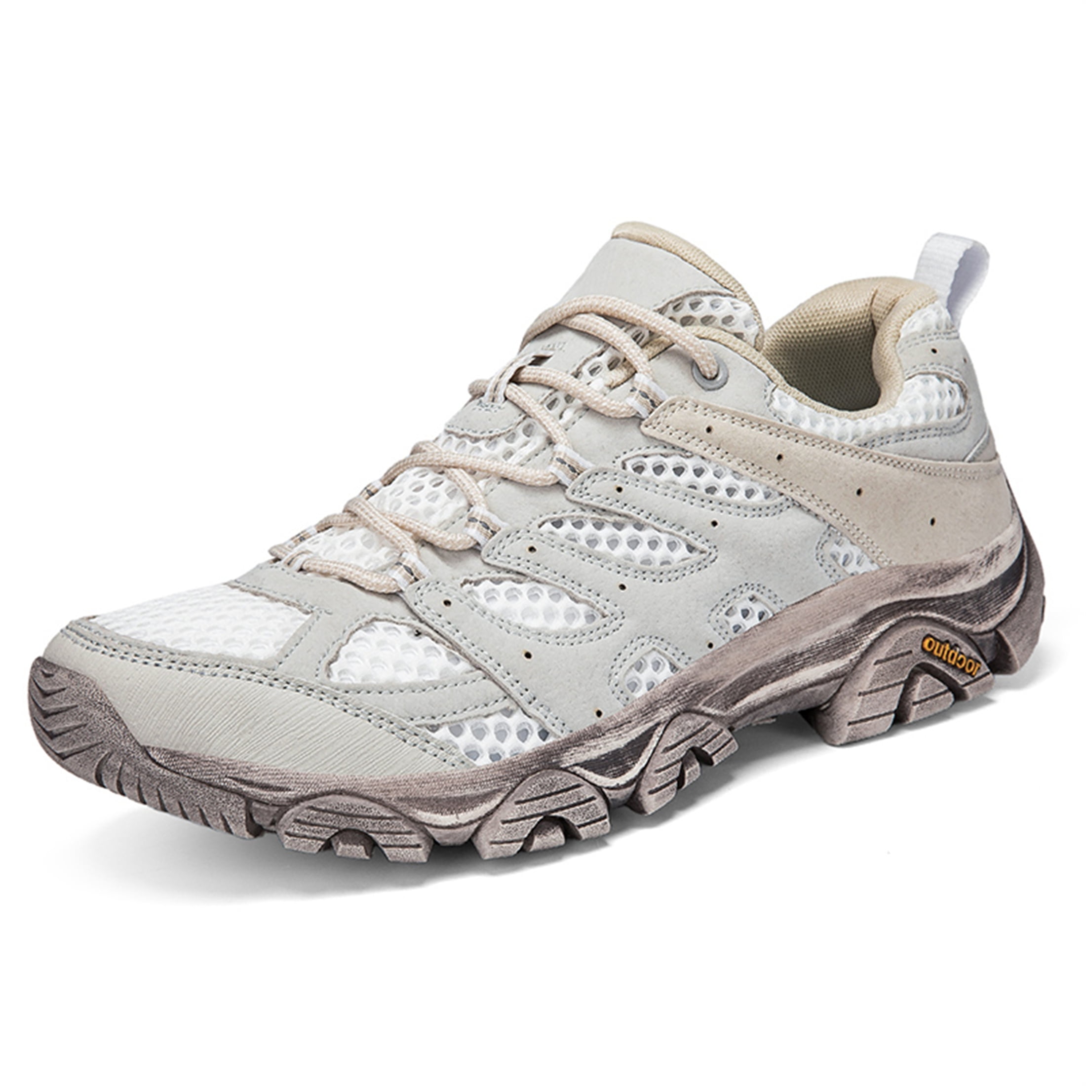 YOURDIARY Womens Mens Low Top Hiking Shoes Lightweight Breathable Mesh Walking Sneakers Trekking Trails Outdoor Shoes