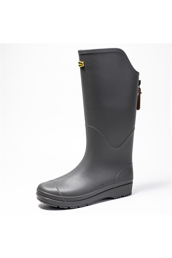 Womens Mens Rain Boots Waterproof Non-Slip Knee-High Boots for Outdoor Walking, Wading through Water, Fishing