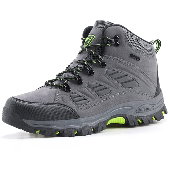 YOURDIARY Womens Mens Waterproof Anti-Slip Hiking Boots Outdoor Trekking Camping Trail Hiking Shoes
